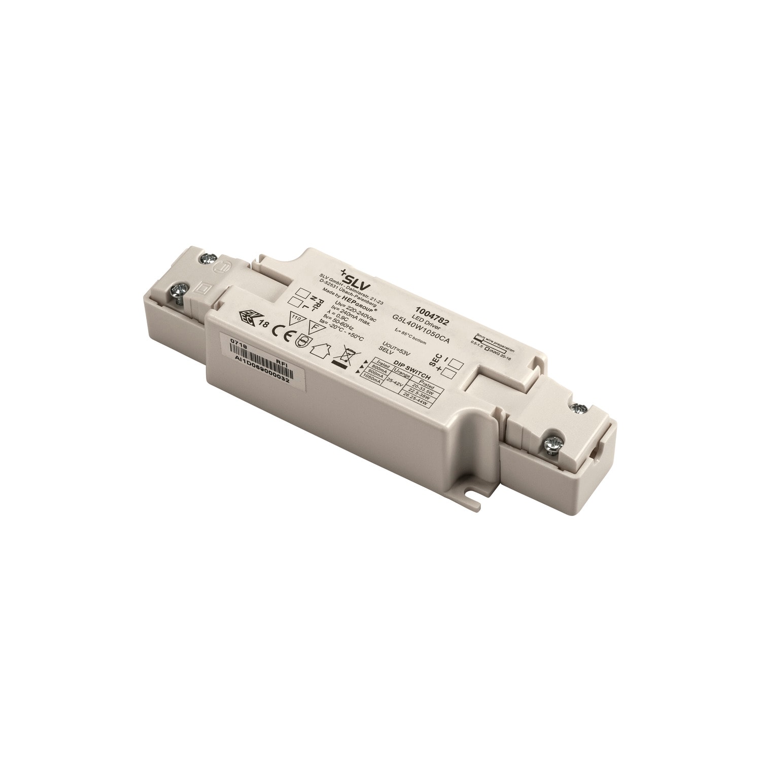 SLV - DRIVER LED, 31,5-44W 800/900/1050MA