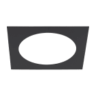 SLV - NUMINOS XL ANELLO DI RIDUZIONE, QUADRATO