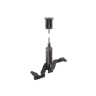 SLV - CAVO SOSPENSIONE 3 M BINARIO 48V, NERO
