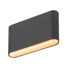 SLV - OVAL 14WL, PARETE 2700/3000K, 6W, NERO