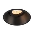 SLV - HORN-T, INCASSO, GU10, NERO, ORIENTABILE
