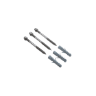 SLV - SET DI VITI, INOX M6 INCL. DADI CIECHI,