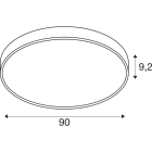 SLV - MEDO 90, PARETE/PLAFONE, ROTONDA, 2700/3