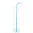 SOCIETA' ELETTRODISTRIBUZIONE MARCH - BRACCIO SINGOLO D 68X200+60X1000X1500 MM