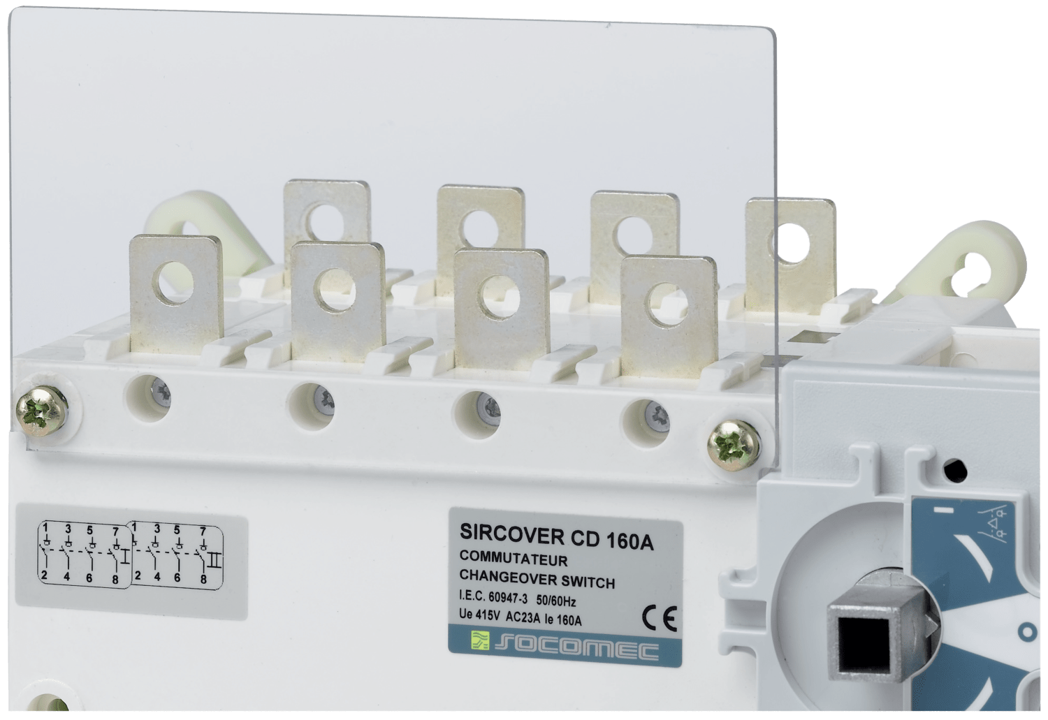 SOCOMEC ELETTROTECNICA - SCHERMO DI PROTEZ. (1 PEZZO A MONTE E A 15094012