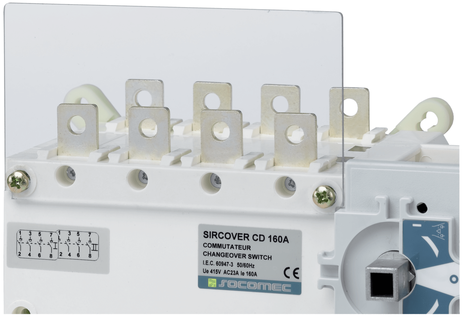 SOCOMEC ELETTROTECNICA - SCHERMO DI PROTEZ. (1 PEZZO A MONTE E A