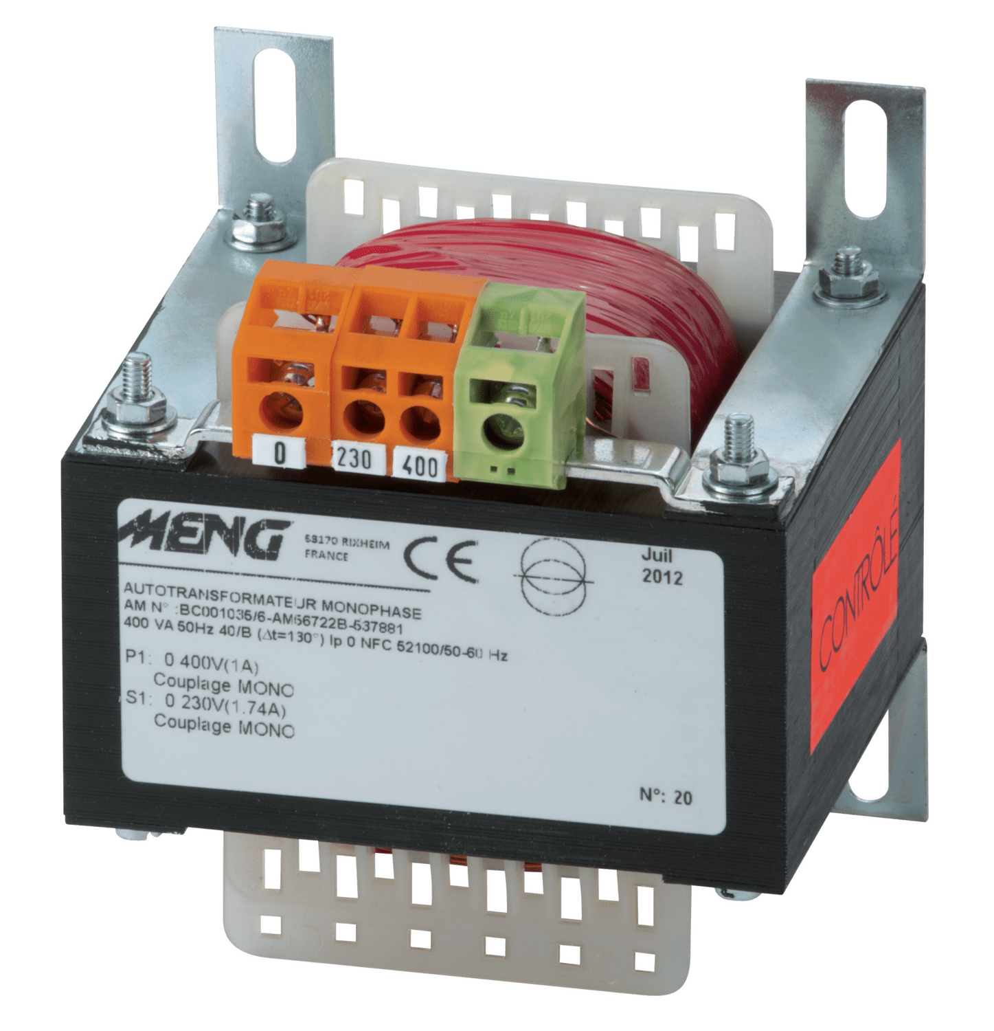 SOCOMEC ELETTROTECNICA - AUTO-TRASFORMATORE 400/230V 400VA