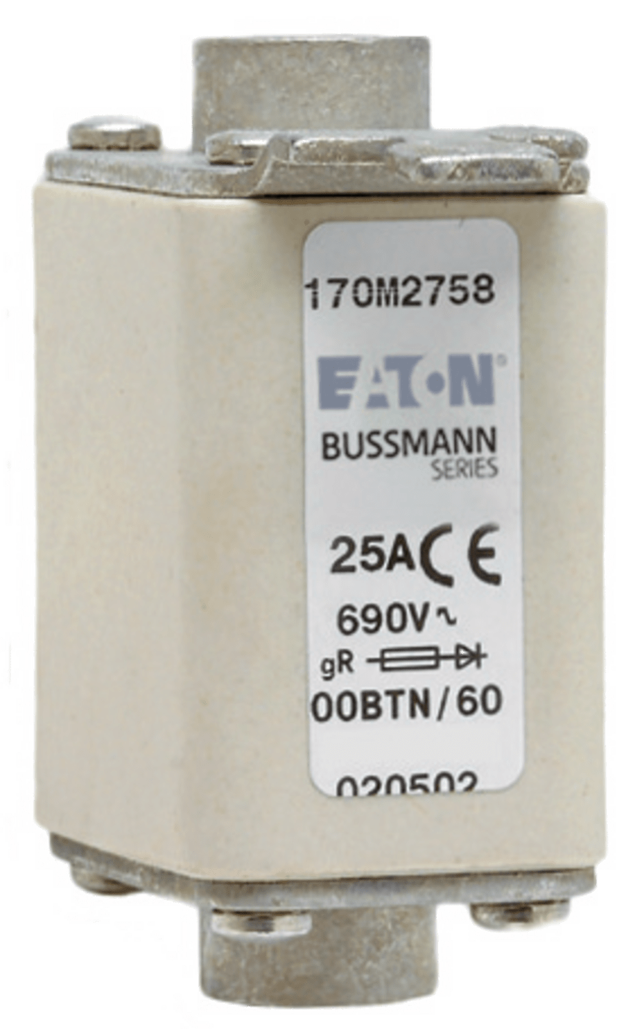 SOCOMEC ELETTROTECNICA - FUS. UR 660V - T 00 - BT/60 - CON FORO F