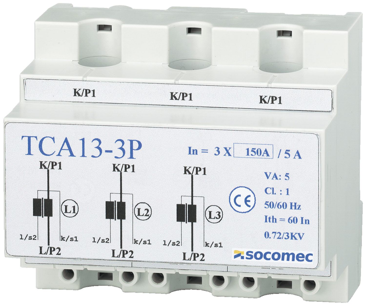 SOCOMEC ELETTROTECNICA - TRASFOR. DI CORR. TRIFASE - TCA 13 - 3P