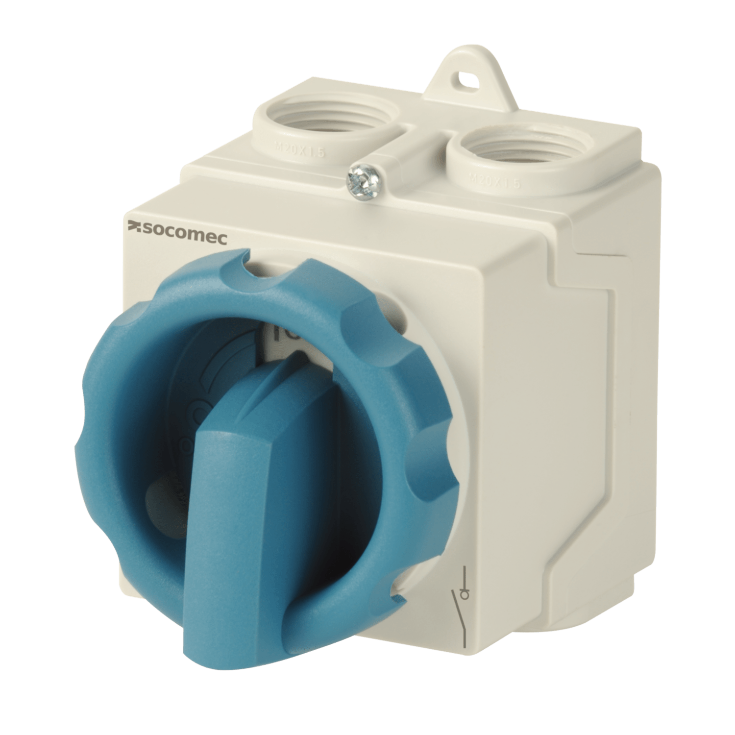 SOCOMEC ELETTROTECNICA - COMO - 3P 20 A - CASS. GRIGIO NERO 21153301