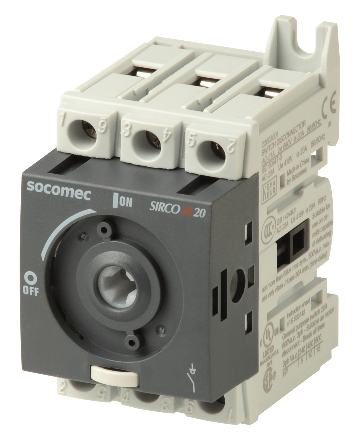 SOCOMEC ELETTROTECNICA - SIRCO M1 3X20A