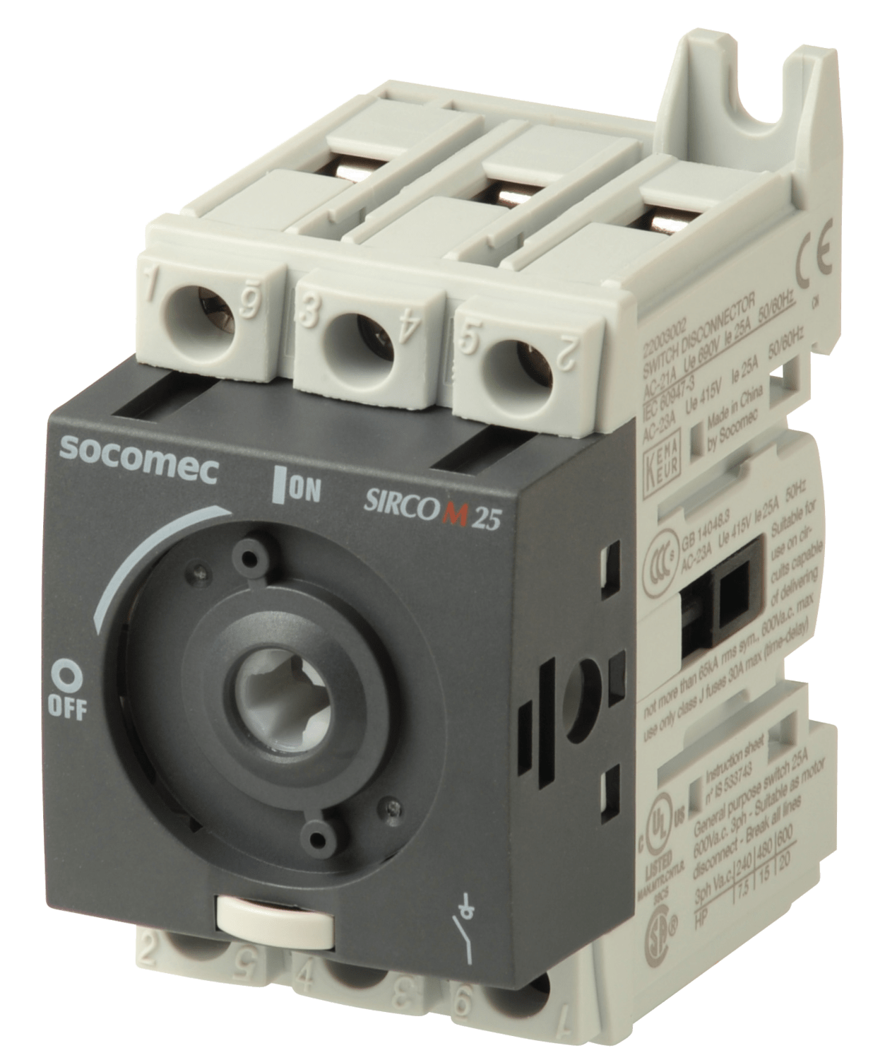 SOCOMEC ELETTROTECNICA - SIRCO M1 3X25A 22003002