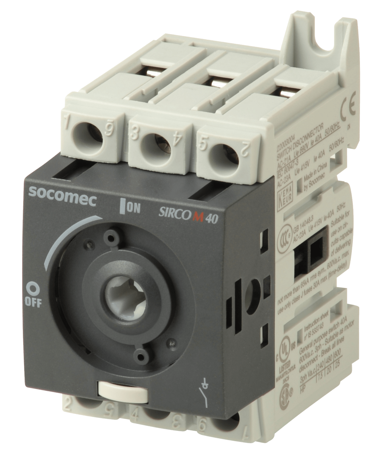 SOCOMEC ELETTROTECNICA - SIRCO M1 3X40A