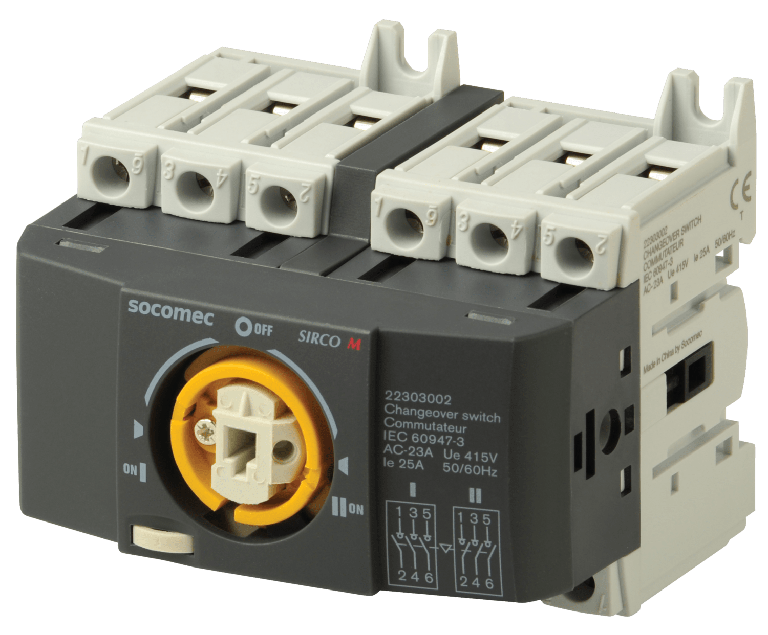 SOCOMEC ELETTROTECNICA - COMMUTATORE SIRCO M1 3X25A