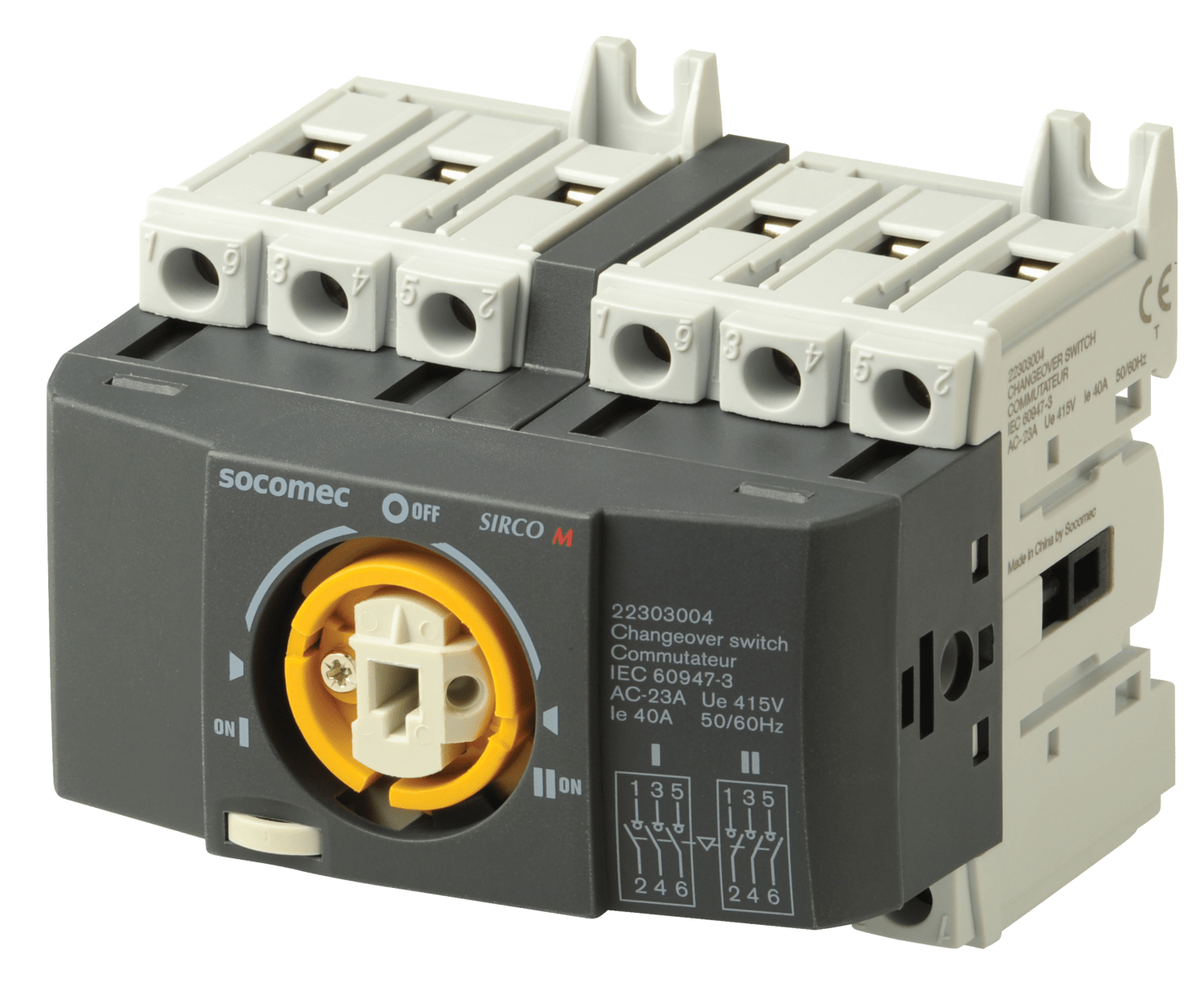 SOCOMEC ELETTROTECNICA - COMMUTATORE SIRCO M1 3X40A 22303004