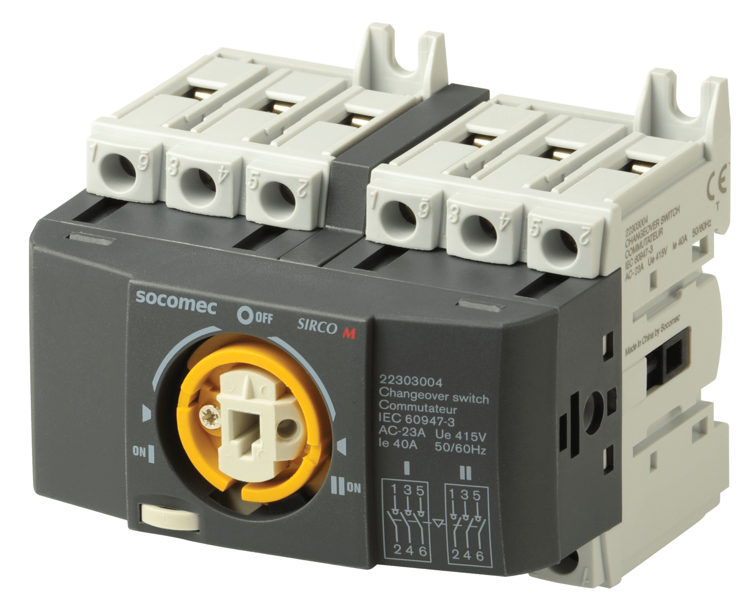 SOCOMEC ELETTROTECNICA - COMMUTATORE SIRCO M1 3X40A