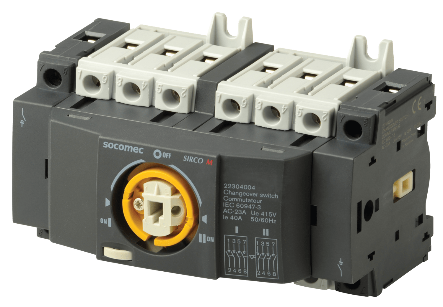 SOCOMEC ELETTROTECNICA - COMMUTATORE SIRCO M1 4X40A 22304004