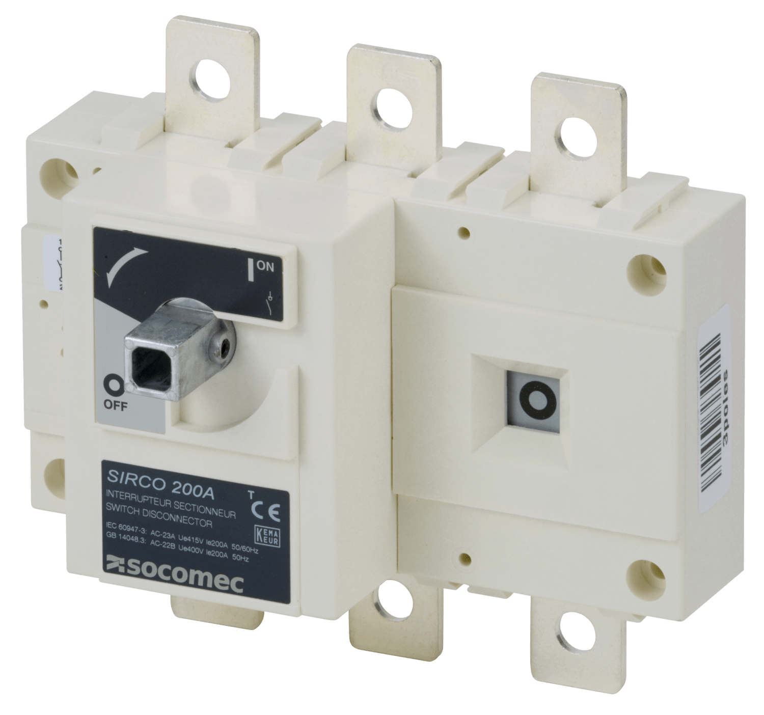 SOCOMEC ELETTROTECNICA - SIRCO - 400A - 3P - CDO FRONT. - APPAR.