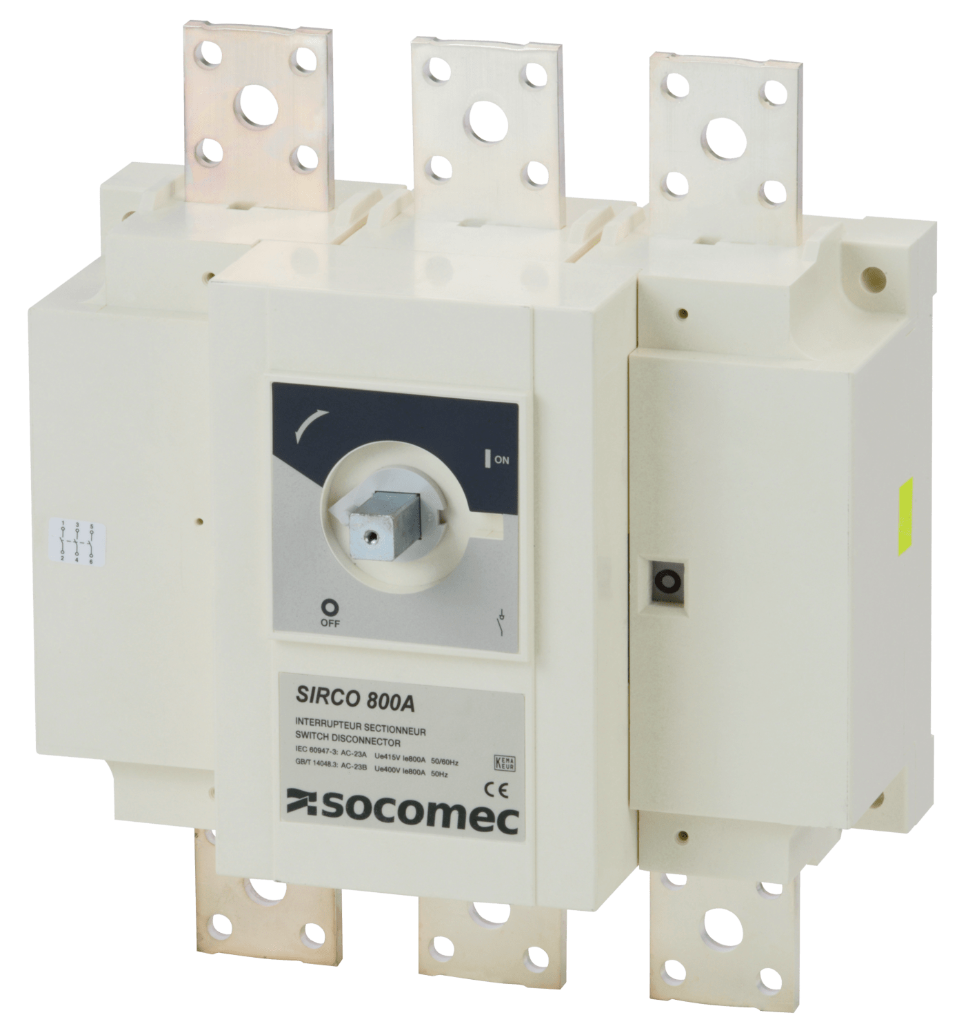 SOCOMEC ELETTROTECNICA - SIRCO - 1800A - 3P - CDO FRONT. - APPAR.