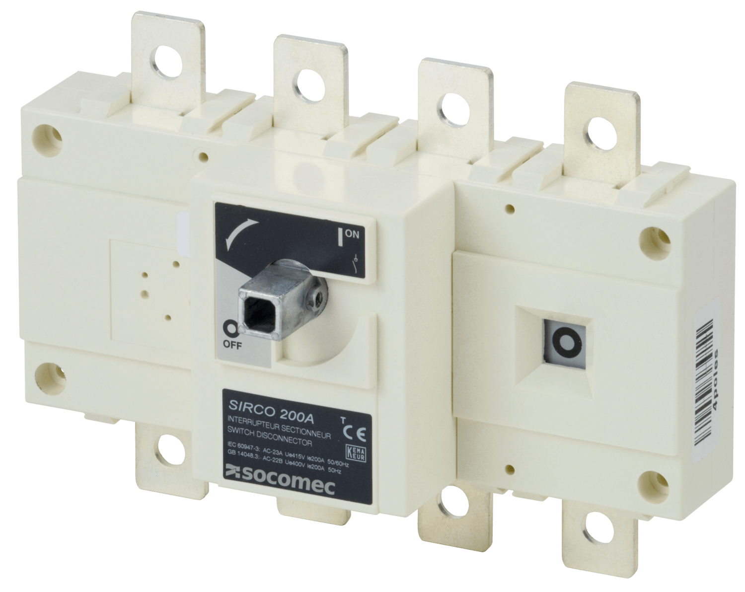 SOCOMEC ELETTROTECNICA - SIRCO - 200A - 4P - CDO FRONT. - APPAR.