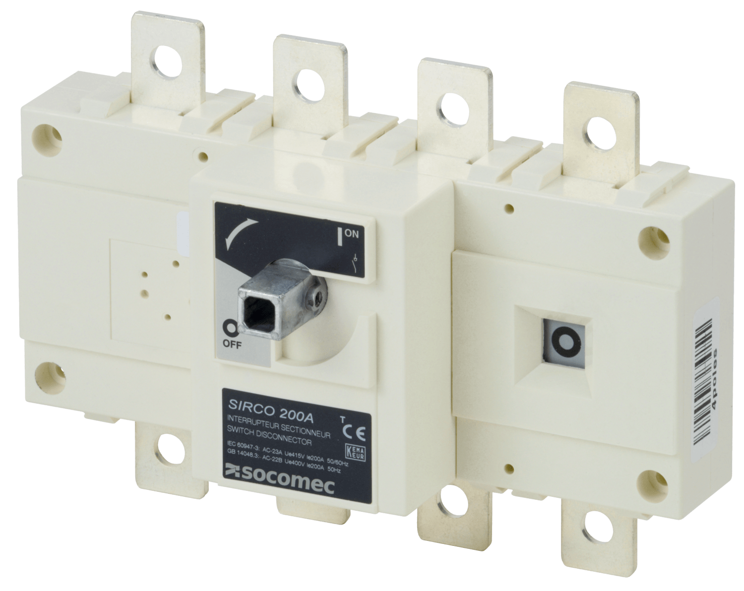 SOCOMEC ELETTROTECNICA - SIRCO - 400A - 4P - CDO FRONT. - APPAR.