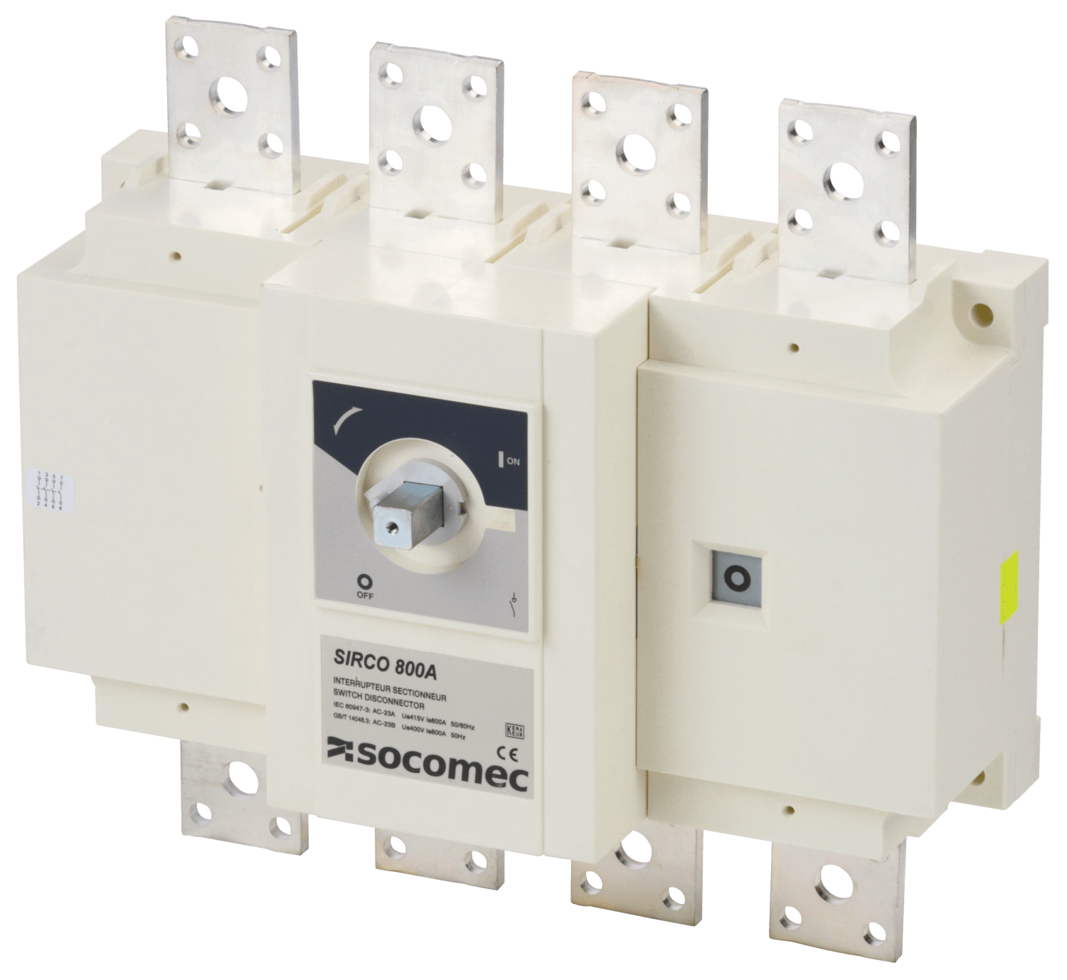 SOCOMEC ELETTROTECNICA - SIRCO - 1250A - 4P - CDO FRONT. - APPAR.