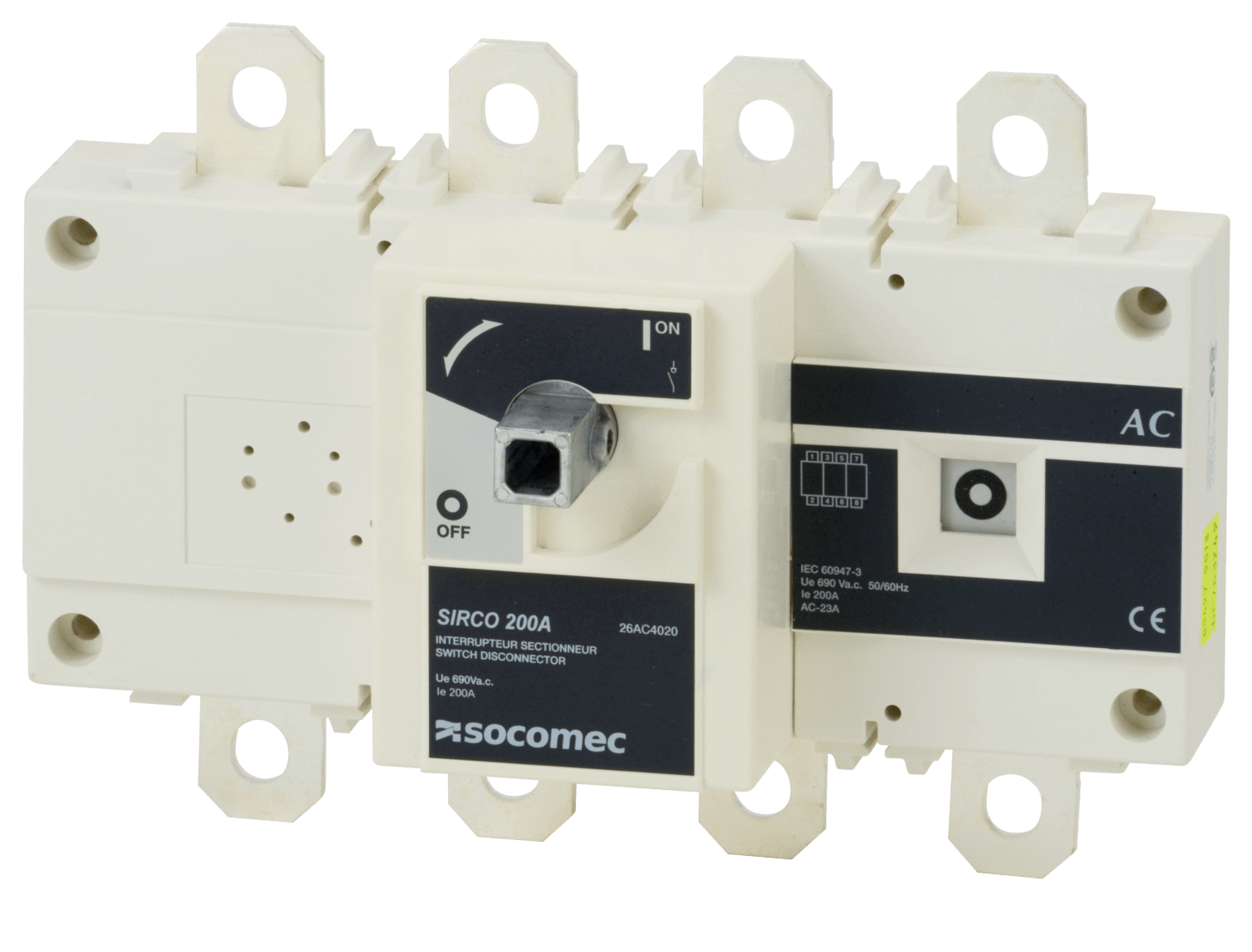 SOCOMEC ELETTROTECNICA - SIRCO AC 4X200A F 690VAC