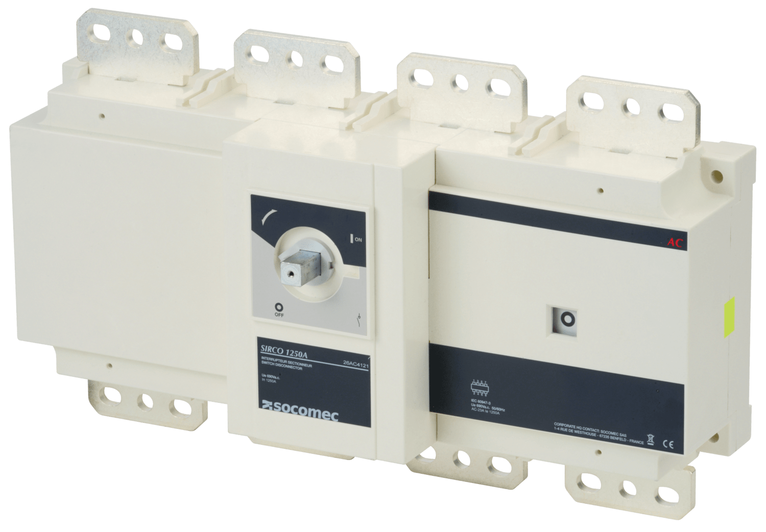 SOCOMEC ELETTROTECNICA - SIRCO AC 4X630A F 690VAC