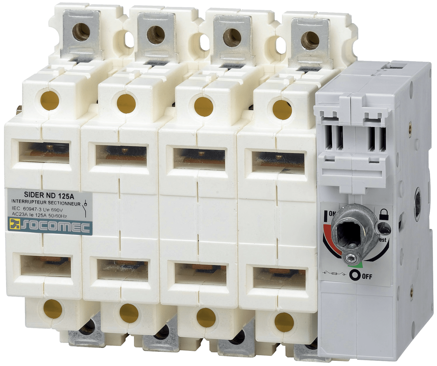 SOCOMEC ELETTROTECNICA - SIDER - ND 200A - 3P - CDO FRONT. - APPA