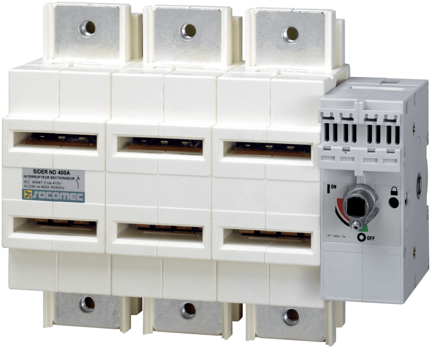 SOCOMEC ELETTROTECNICA - SIDER - ND 400A - 3P - CDO FRONT. - APPA