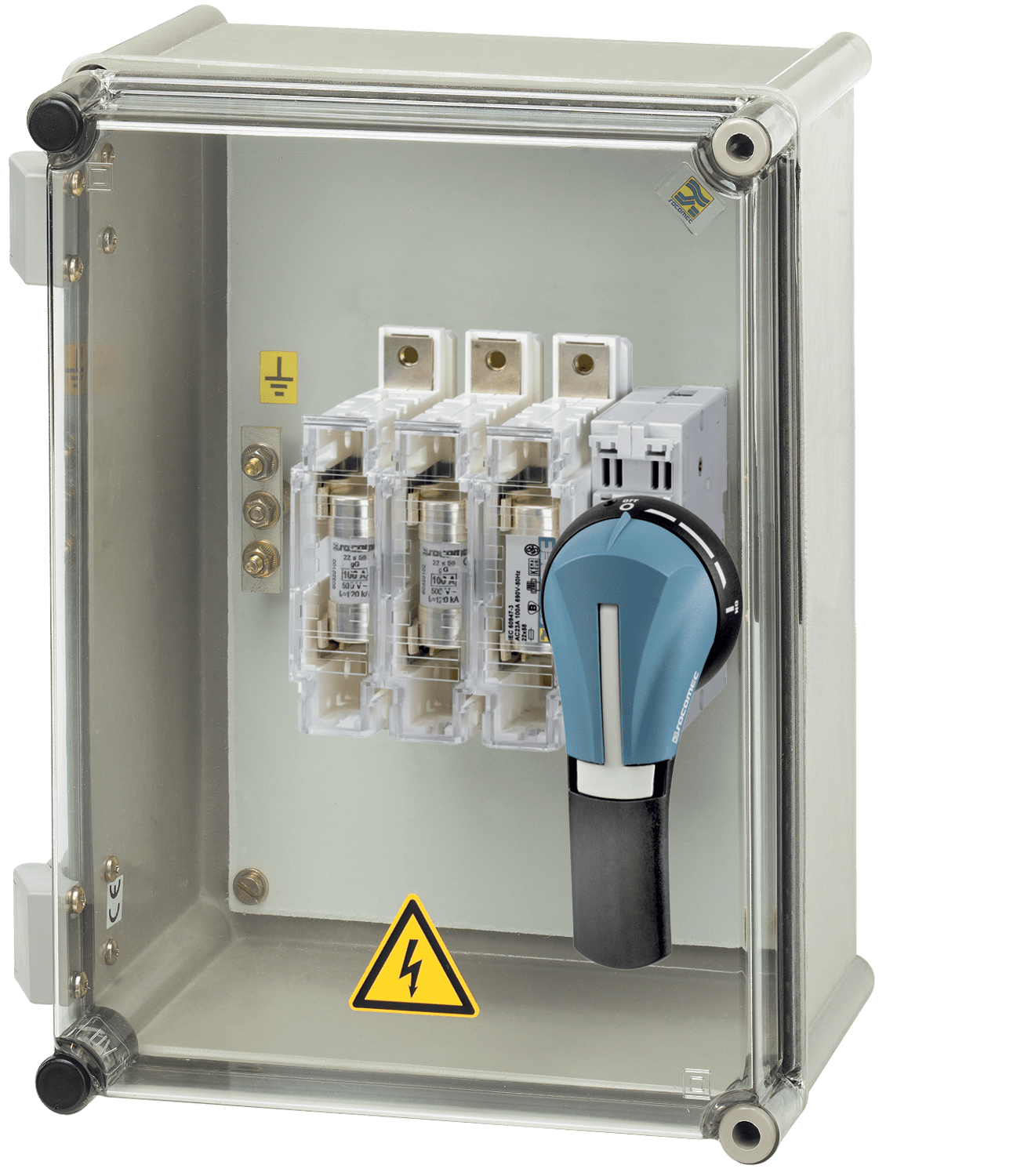 SOCOMEC ELETTROTECNICA - FUSERBLOC 4P 160A - CASS. MET. - M. NERA 30354016