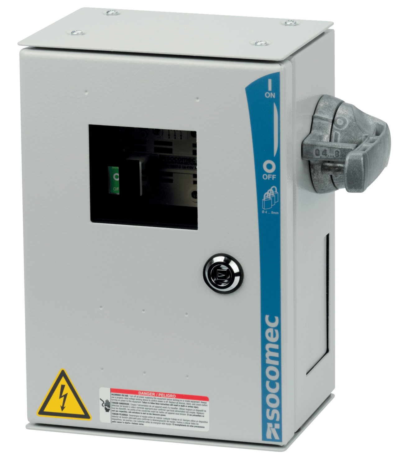 SOCOMEC ELETTROTECNICA - SIDER CDO LAT.- CASS. IN LAM. - COLLEG.