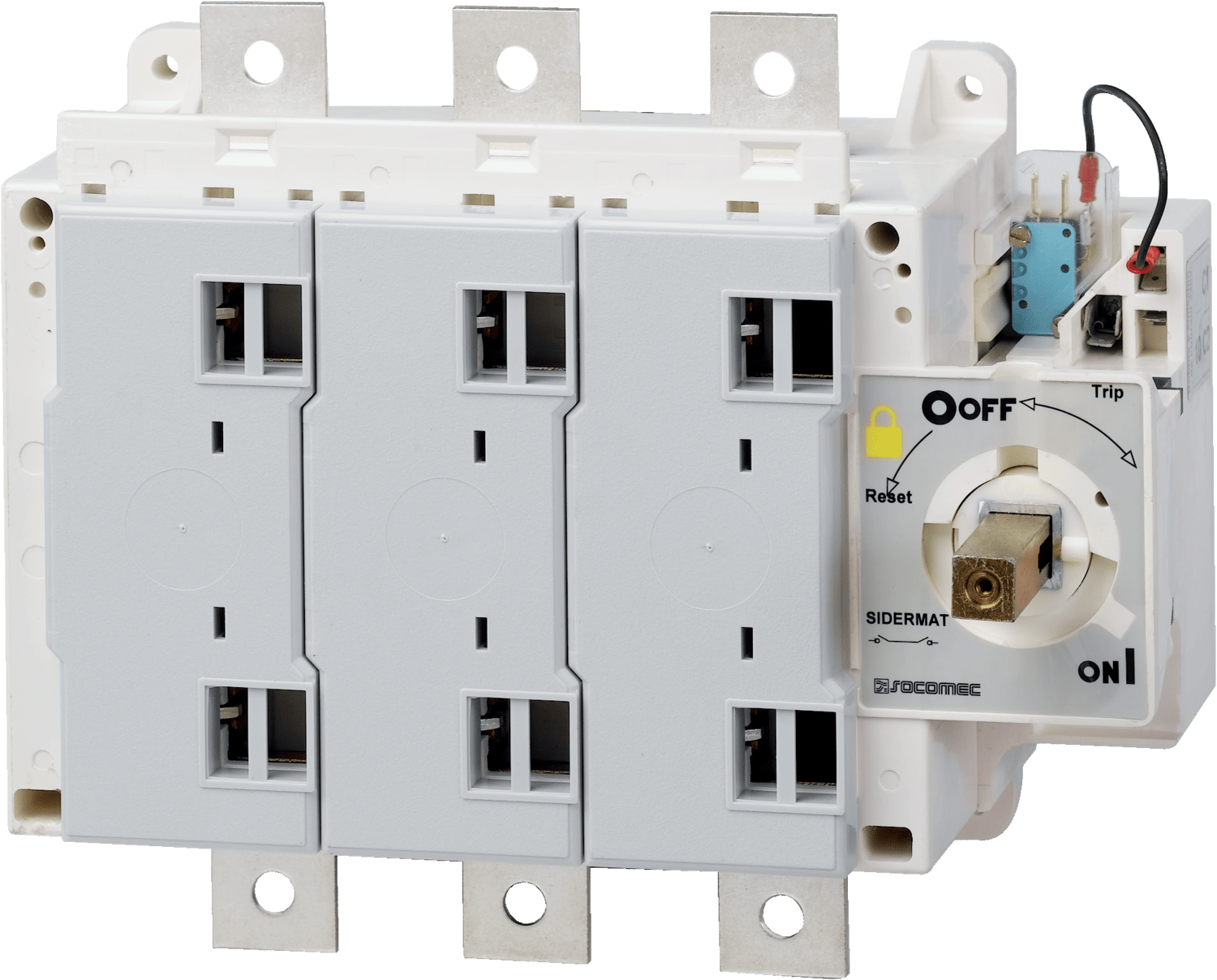 SOCOMEC ELETTROTECNICA - INTER. SIDERMAT - 800A -3P- CDO FRONT. -