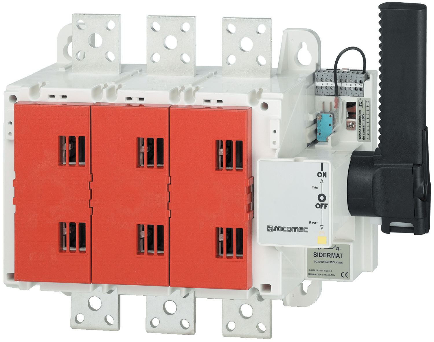 SOCOMEC ELETTROTECNICA - INTER. SIDERMAT - 800A -3P- CDO LAT. - L