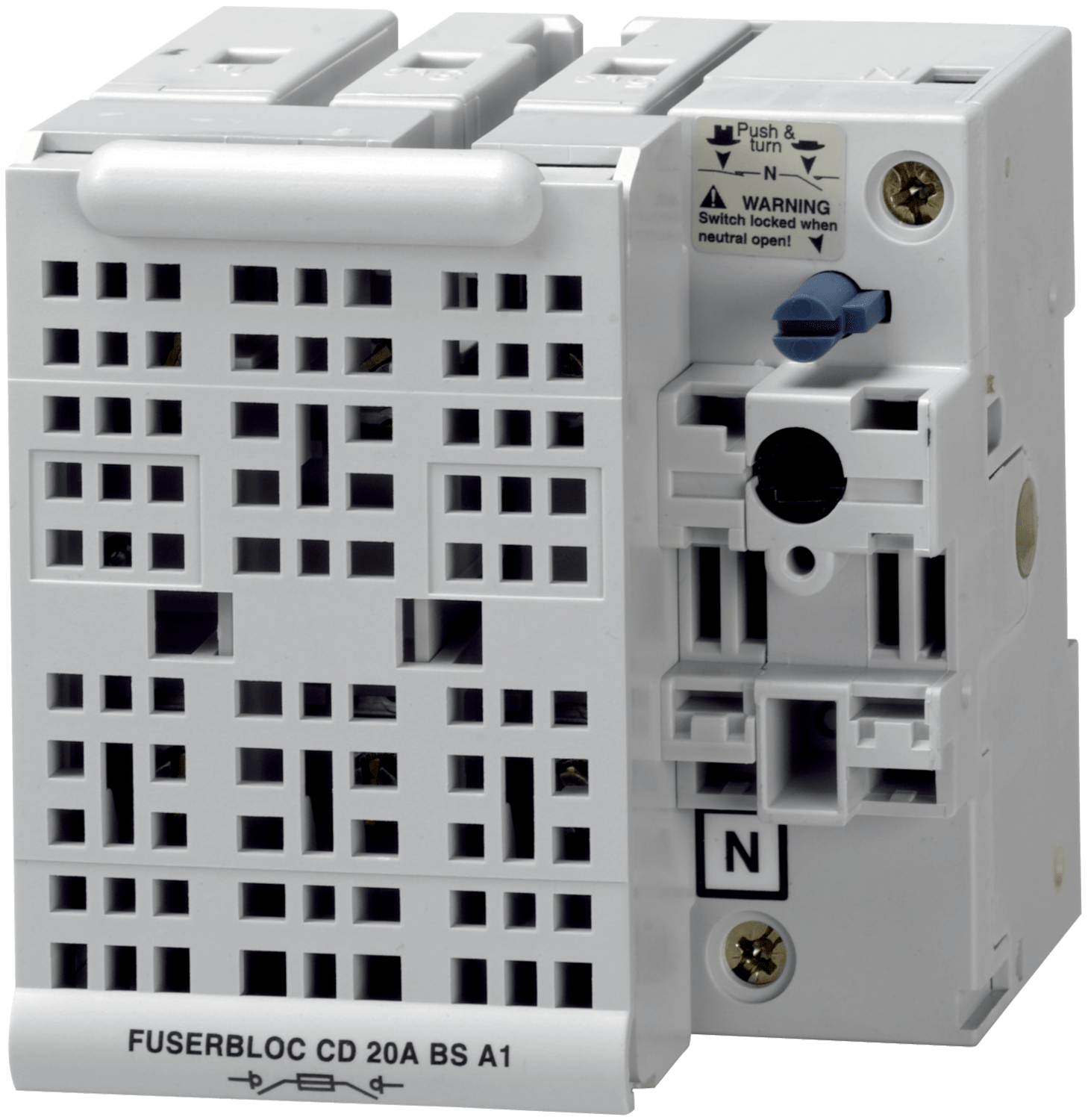 SOCOMEC ELETTROTECNICA - FUSERBLOC BS - CD 20A - A1 - 3P+N SEZION