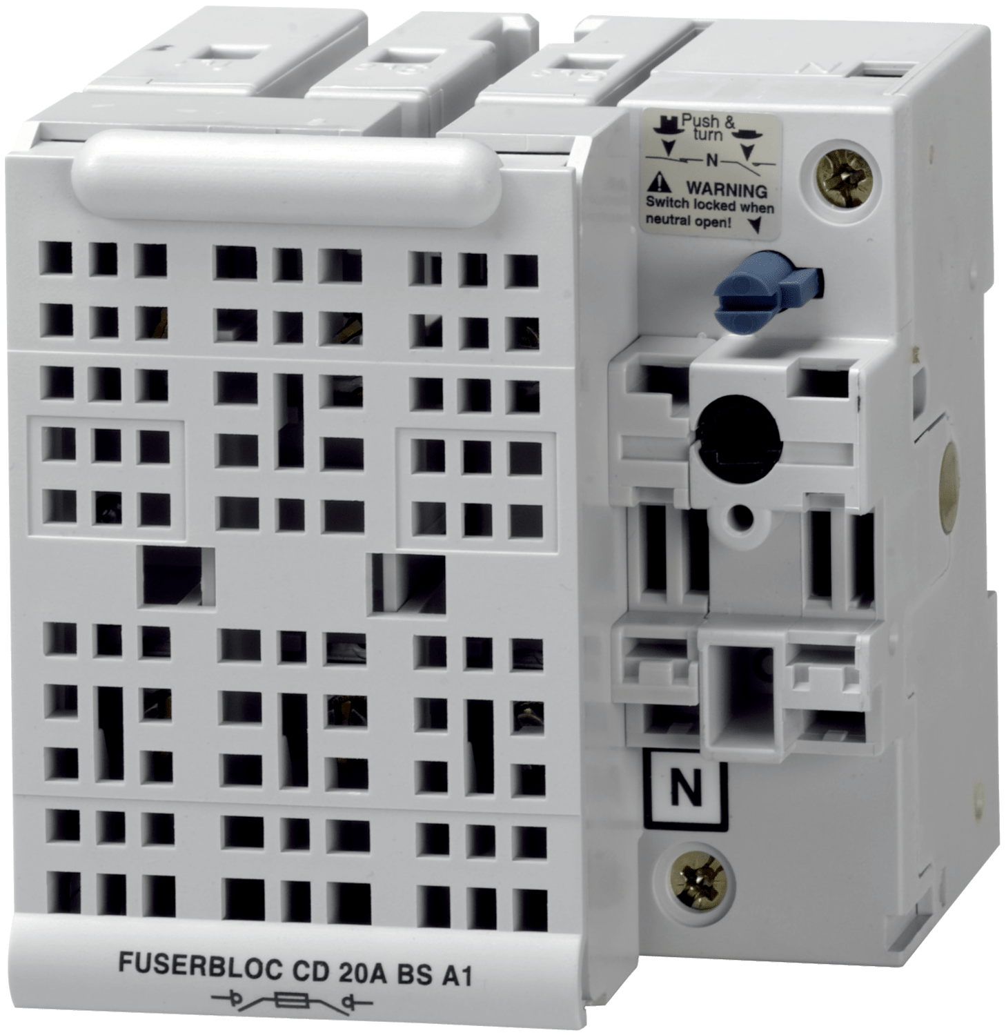 SOCOMEC ELETTROTECNICA - FUSERBLOC BS - CD 20A - A1 - 3P+N SEZION