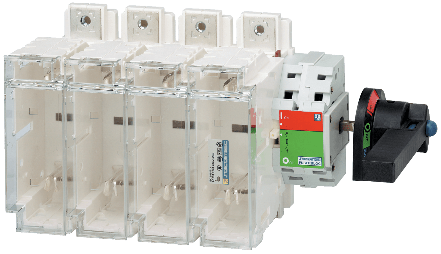 SOCOMEC ELETTROTECNICA - FUSERBLOC TS B1-B3 4X250A F/L