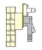 SOCOMEC ELETTROTECNICA - BLOCCO 3POS CDO FRONT DIR PER RONIS EL11