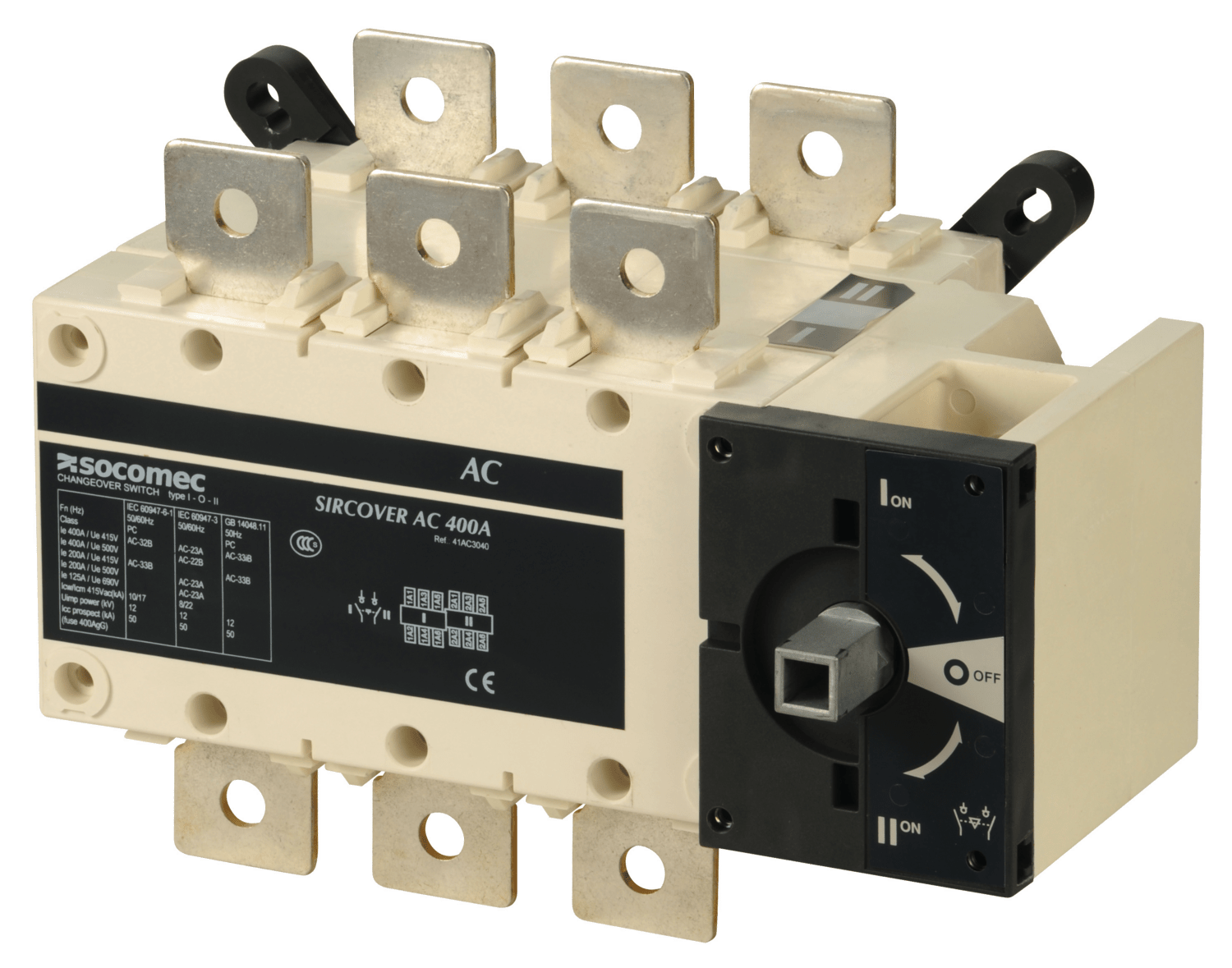 SOCOMEC ELETTROTECNICA - SIRCOVER - 400A - 3P - I - O - II - CDO
