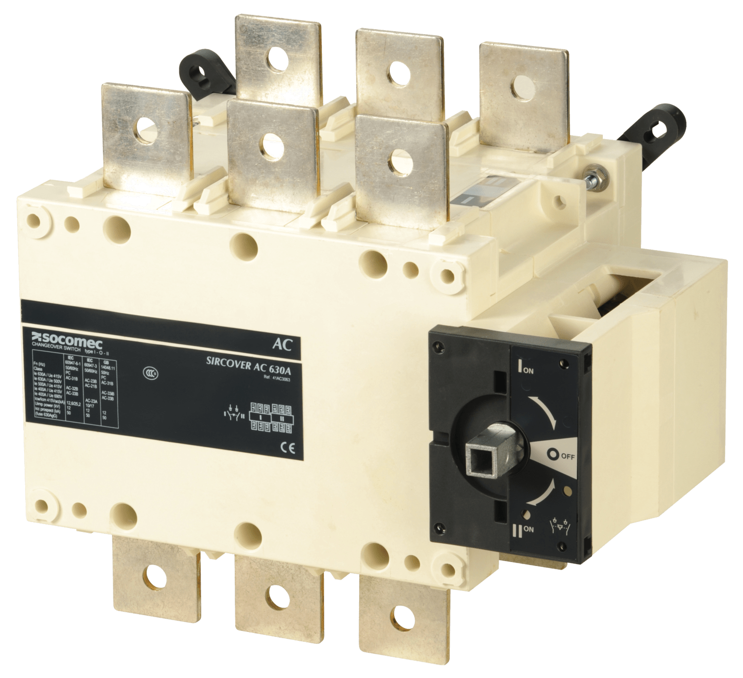 SOCOMEC ELETTROTECNICA - SIRCOVER - 630A - 3P - I - O - II - CDO