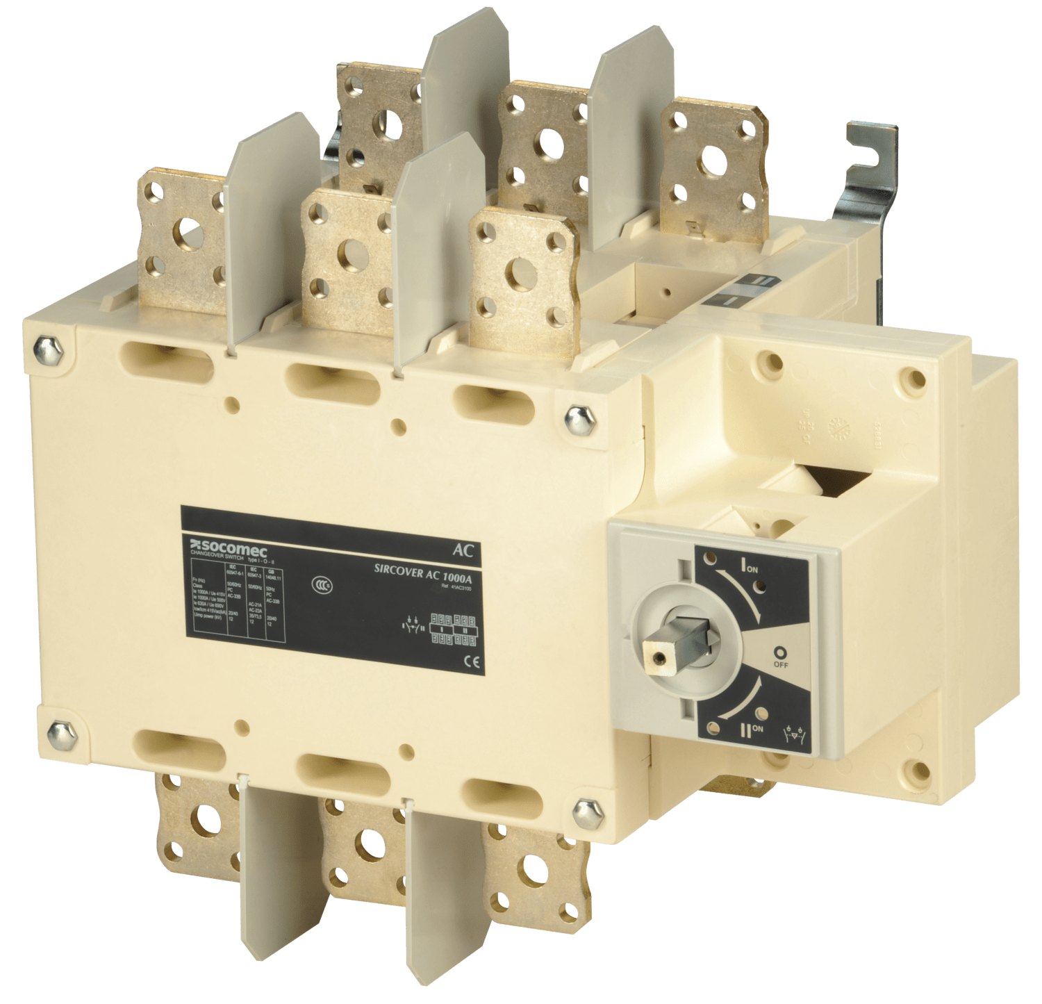 SOCOMEC ELETTROTECNICA - SIRCOVER - 1000A - 3P - I - O - II - CDO