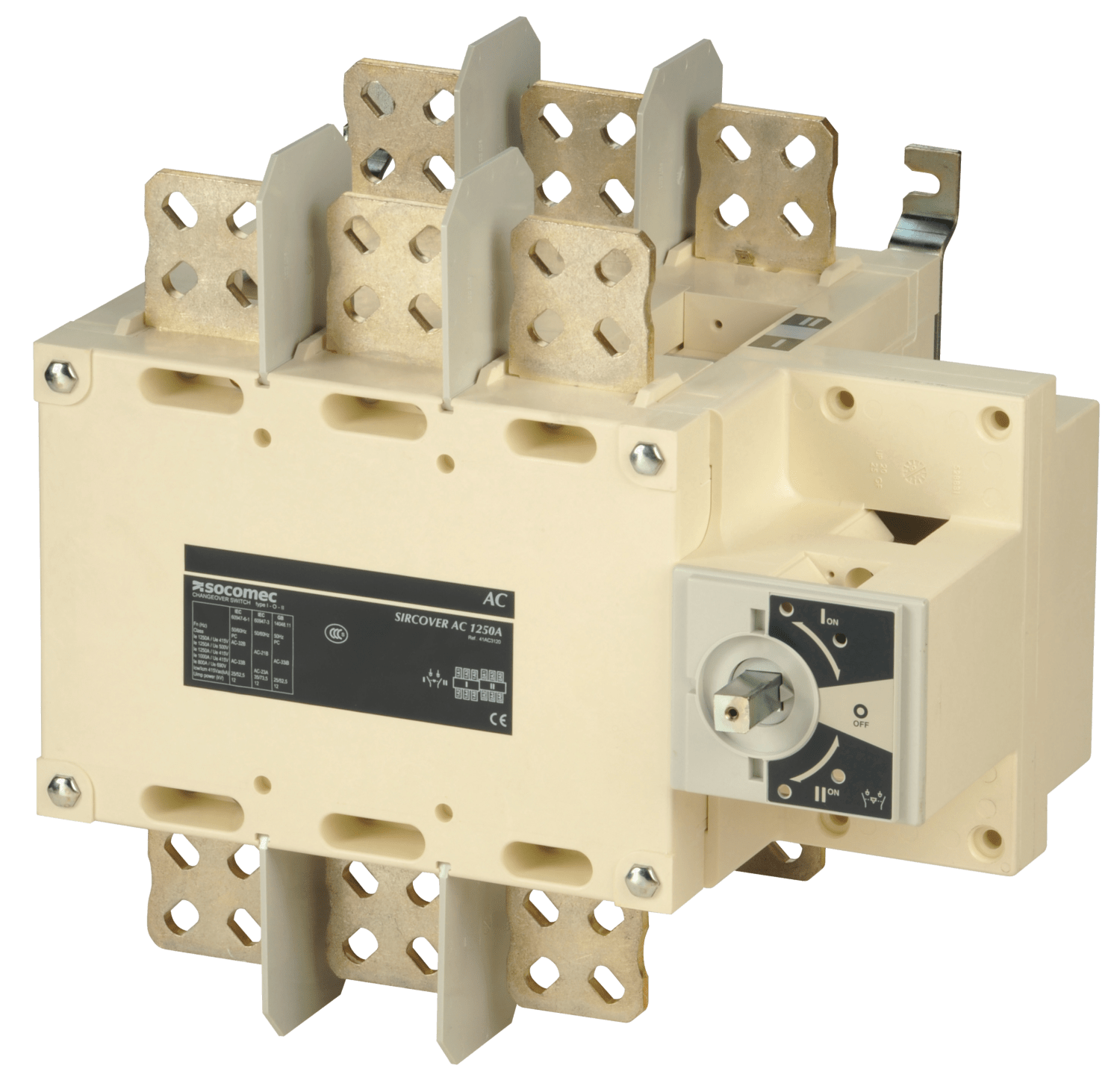SOCOMEC ELETTROTECNICA - SIRCOVER - 1250A - 3P - I - O - II - CDO
