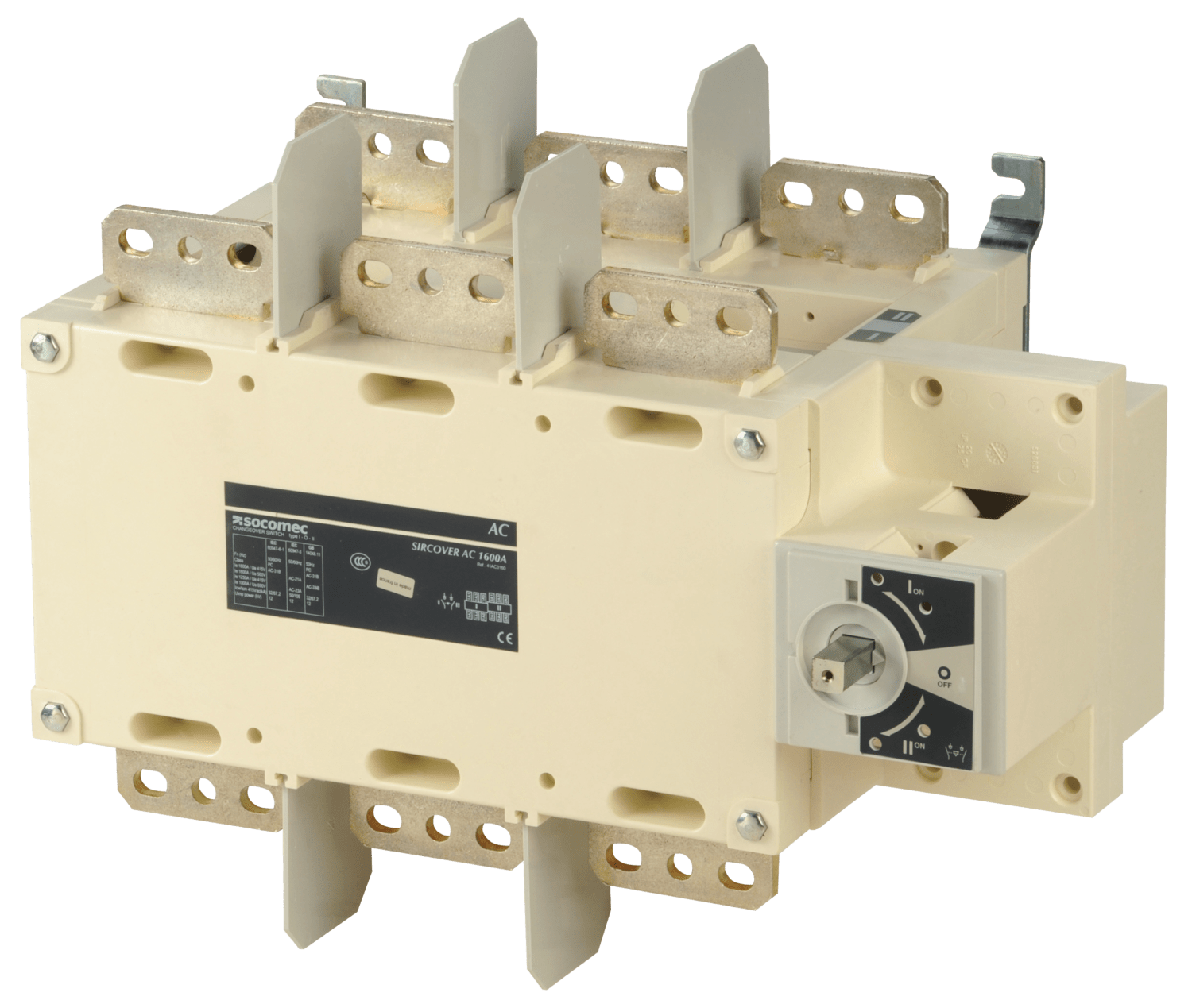 SOCOMEC ELETTROTECNICA - SIRCOVER - 1600A - 3P - I - O - II - CDO