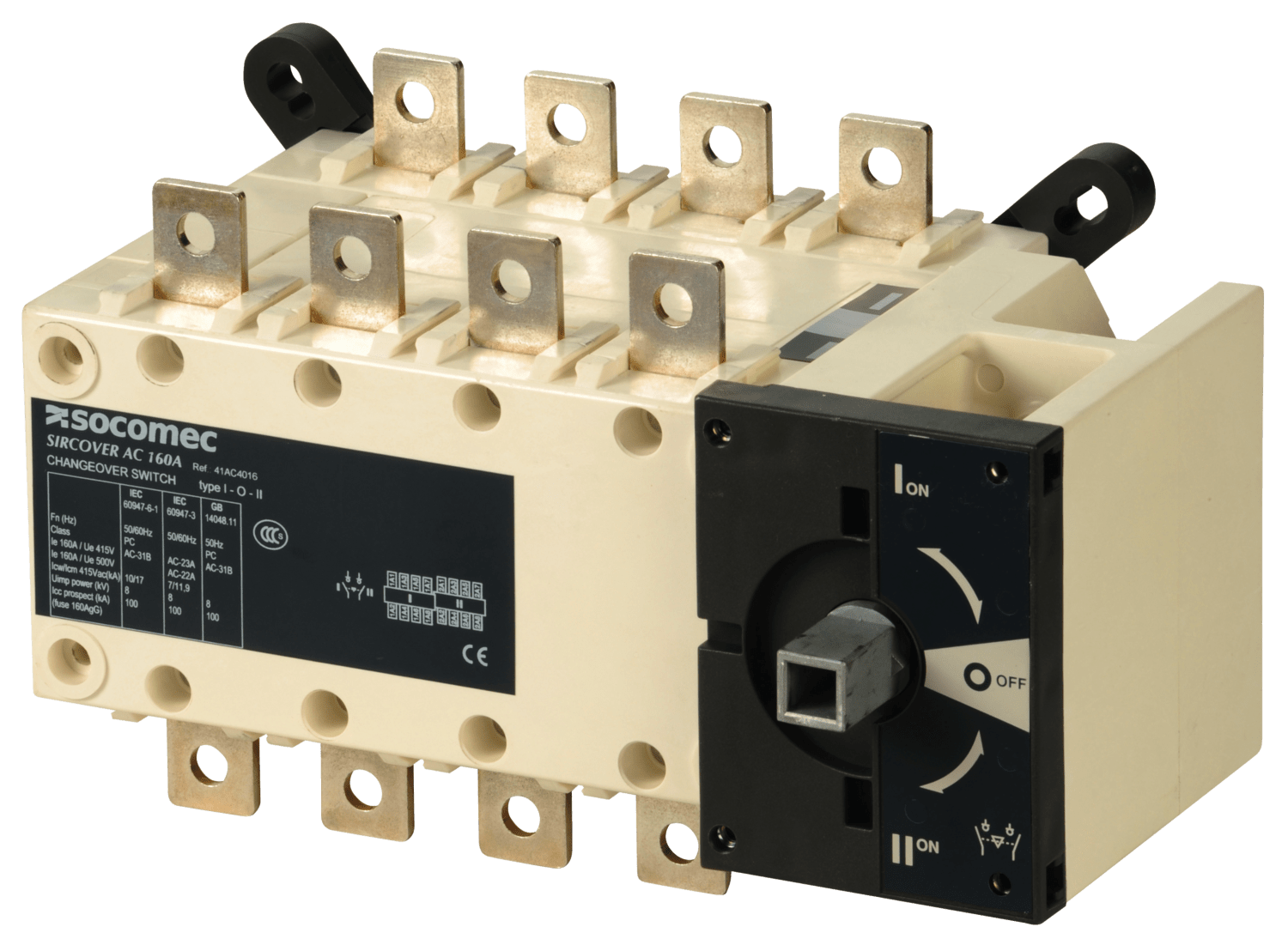 SOCOMEC ELETTROTECNICA - SIRCOVER - 160A - 4P - I - O - II - CDO