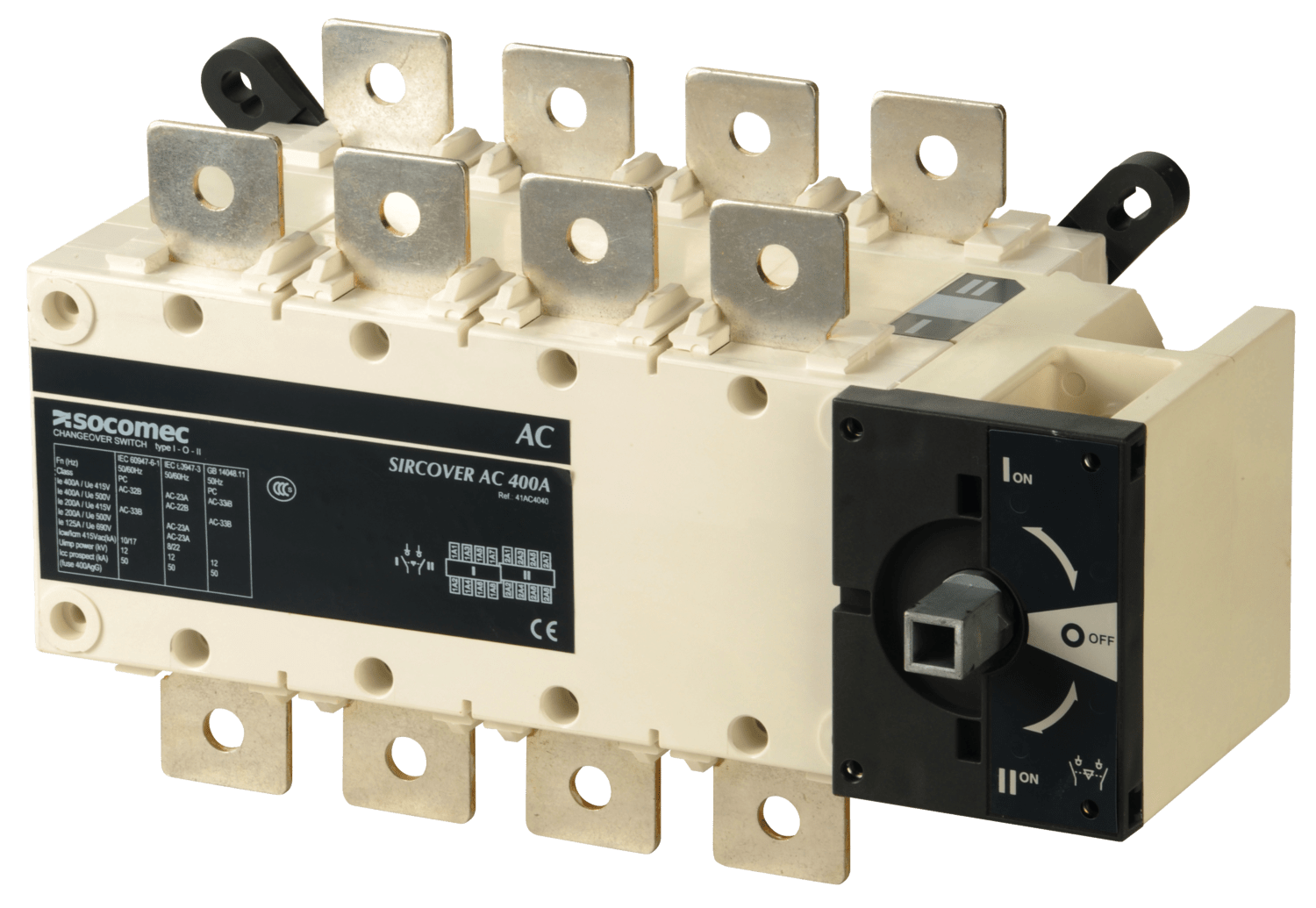 SOCOMEC ELETTROTECNICA - SIRCOVER - 400A - 4P - I - O - II - CDO