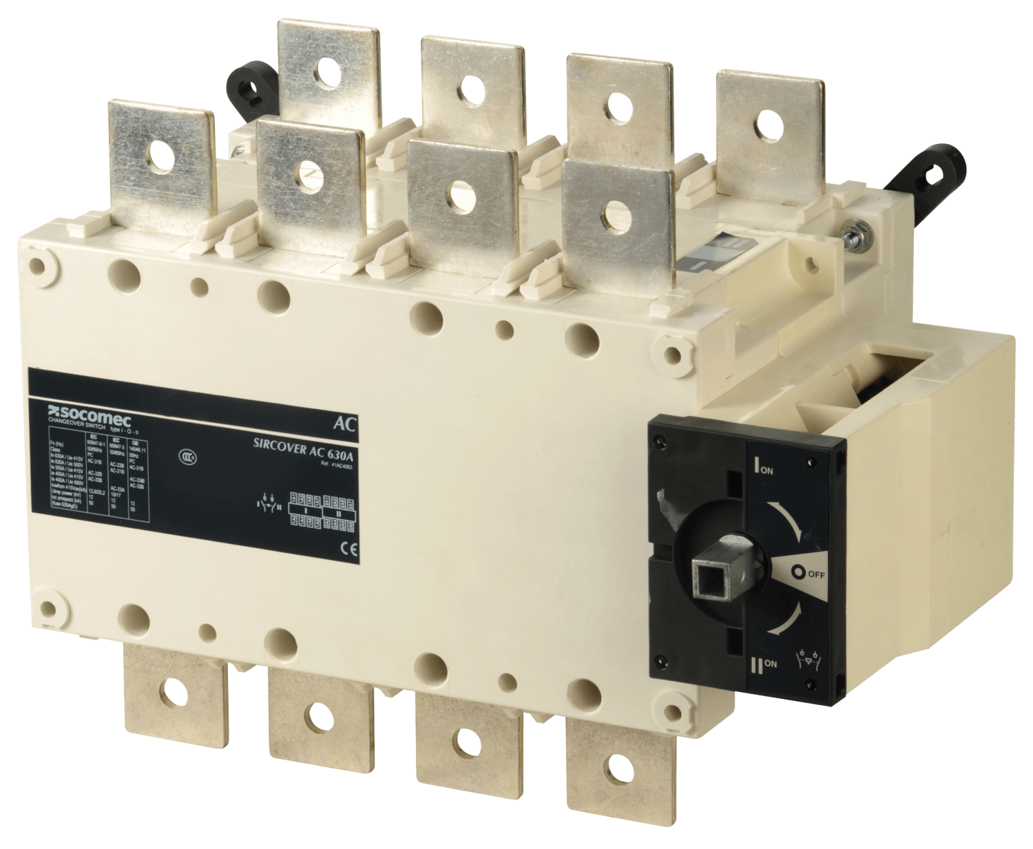 SOCOMEC ELETTROTECNICA - SIRCOVER - 630A - 4P - I - O - II - CDO