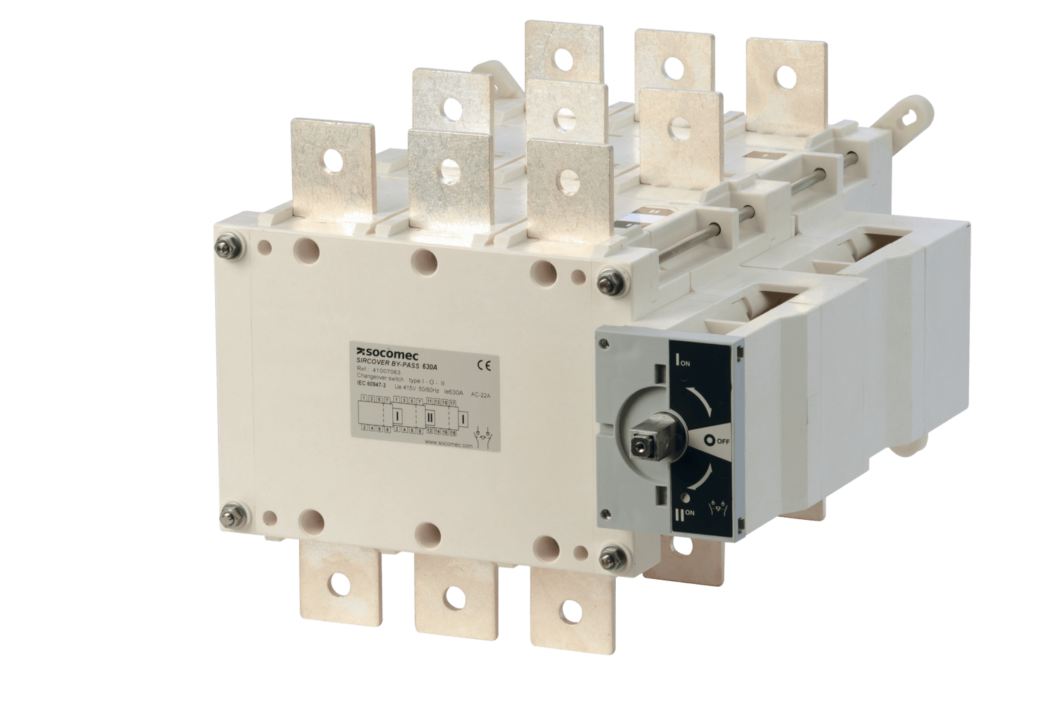 SOCOMEC ELETTROTECNICA - SIRCOVER BY PASS - 125A - 3+6P - I - O -