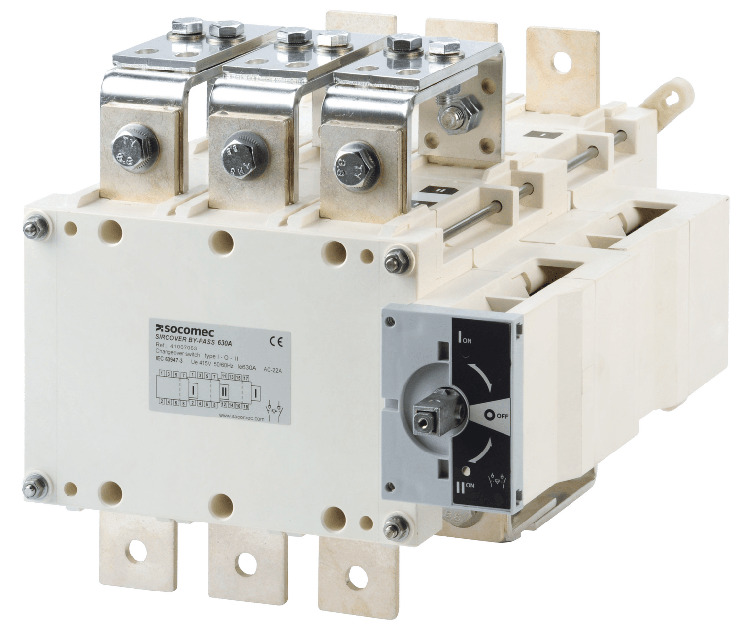 SOCOMEC ELETTROTECNICA - SIRCOVER BY PASS - 1250A - 3+6P - I - O