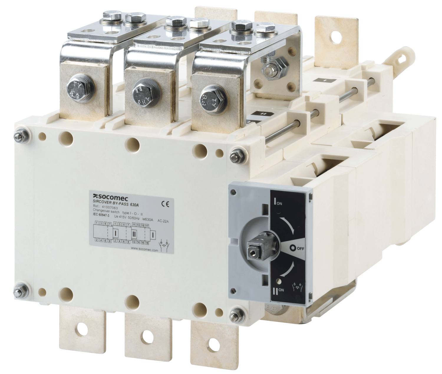 SOCOMEC ELETTROTECNICA - SIRCOVER BY PASS - 1600A - 3+6P - I - O