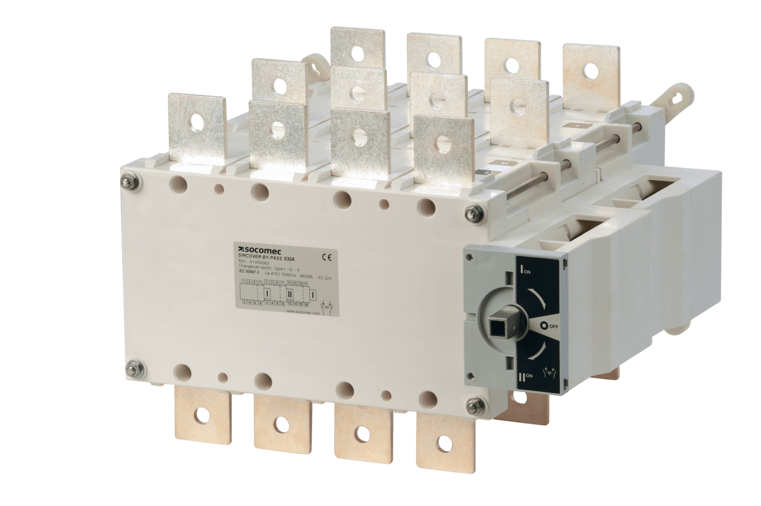 SOCOMEC ELETTROTECNICA - SIRCOVER BY PASS - 160A - 4+8P - I - O -